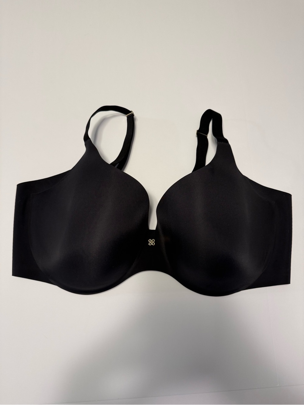 Honeylove CrossOver Wireless Bra Black 44DDD(F) 3X Full Coverage Back Smoothing